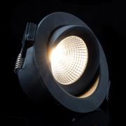 The Light Group SLC One 360° LED infälld belysning svart 3 000K