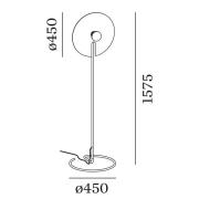 Wever & Ducré Lighting WEVER & DUCRÉ Mirro golvlampa 2.0 svart/krom