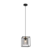 Viokef Zac pendellampa i cage-look, enkel lampa