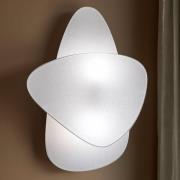 MARKET SET Vägglampa Screen, 77 cm hög, vit, papper, E27