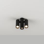 Milan Iluminación Milan Haul LED-taklampa 3 lampor, svart