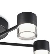 Helestra Kala LED-taklampa, svart, 11 lampor