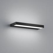 Helestra Slate LED-vägglampa, matt svart 30 cm