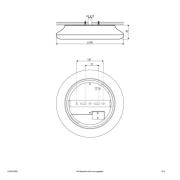 EVN Catino LED-taklampa, sensor, 30 cm