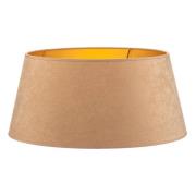 Duolla Lampskärm Cone höjd 25,5 cm, beige/guld