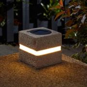 SMART GARDEN LED-solcellssten Glam Rock i 2 st