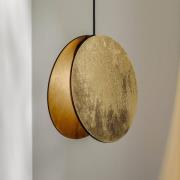 Nowodvorski Lighting Hänglampa Wheel i fanér, guld