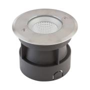 EVN Meerkat, rund, 60°, stål, 3W, 3.000K