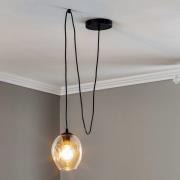 EMIBIG LIGHTING Pendellampa Starla decentral 1 lampa, glas klar
