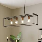 ONLI Hänglampa Floki som öppen kub, 4 lampor