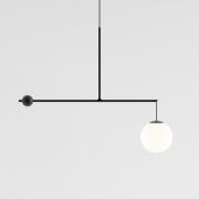 Luceplan Malamata hängande lampa svart matt, 106 cm