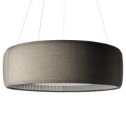 Luceplan Silenzio LED-pendellampa grå Ø 150cm