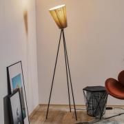 Northern Oslo Wood golvlampa svart/beige