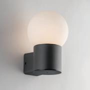 Eco-Light Skittle utomhusvägglampa, aluminium, plast, svart