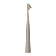 Vibia LED-bordslampa Africa, höjd 45 cm, mörkbeige