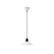 Stilnovo Lampiatta LED-hänglampa, Ø 28 cm, vit