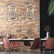 Euluna Constantine ljuskrona i stål med 3 lampor