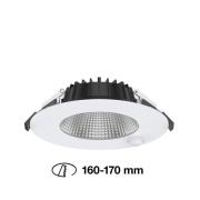 The Light Group SLC Shift LED-downlight Ø 18cm vit med sensor