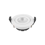 Sigor LED infälld takspot Diled, Ø 8,5 cm, 6 W, Dim-To-Warm, vit