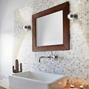 Top Light Puk Mini Wall+ LED, klara linser, matt krom