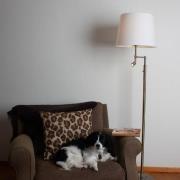By Rydéns Orlando golvlampa läslampa antik/beige