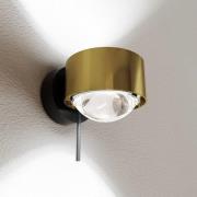 Top Light Puk! 80 Wall LED-spotlight linser mässing