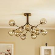 Avonni Taklampa AV-4286-12-BSY rökgrå Ø 80 cm 12 lampor