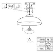 Steinhauer Taklampa i mässing, mässingsfärgad, metall, Ø 42 cm