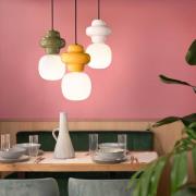 Ferroluce Hängande lampa Copacabana, kräm