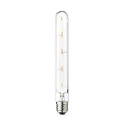 DESIGN BY US LED-lampa Long Tube 225, E27, 3,5 W, 2 200 K, dimbar