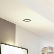 Arcchio LED-downlight Aryx, svart, 2 700K