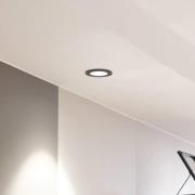 Arcchio LED-downlight Aryx, svart, 4 000K