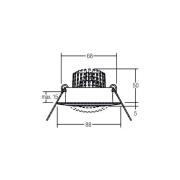 BRUMBERG Spot B13 dim2warm RC-dim anslutningsbox, vit