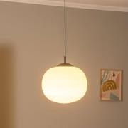 TK Lighting Vibe pendellampa, opalvitt glas, Ø 35 cm