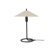 ferm LIVING Filo bordslampa, beige, kantig, järn, 43 cm