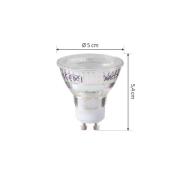 Arcchio LED-lampa GU10 2,5W 6500K 450lm glas set om 3