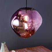 Eco-Light Canopus hänglampa, violett, Ø 28 cm, glas, E27