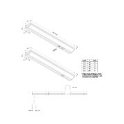 Hera LED-inbyggd möbelspot AR 45, 4 000 K Ø 5 cm stål aluminium 24 V