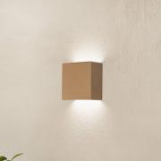 Argon LED-vägglampa Gianto up/down, guld