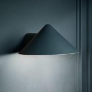 FRANDSEN LED-vägglampa Grasp, petrol, bredd 15 cm, metall