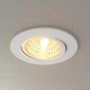 MEGAMAN LED-inbyggnadsspotlight Rico 6,5 W vit