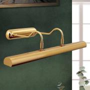 ORION Tavelbelysning Lariga, mässingsfärgad, metall, 65 cm, E14