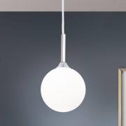 ORION Hänglampa Snowwhite, 1 lampa, nickel