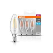 OSRAM LED-ljus E14 4 W filament 4 000 K 470 lm