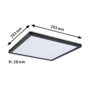 Paulmann Atria Shine Panel on/off svart 840 29x29