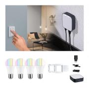Paulmann Smart Home Set ZigBee 4x E27 9,3W LED matt RGBW