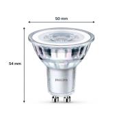 Philips LED-lampa GU10 4,6W 355lm 827 klar 36° 2st