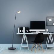 PURE Mira LED-golvlampa, svart pärla, fjärrkontroll