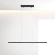 PURE LED hänglampa Lite, antracit, 100 cm, CCT, dimbar