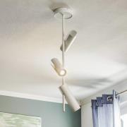 SIGMA Takspotlight Leda 3, 3 lampor, vit